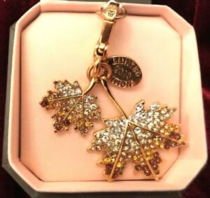 【貨物輸送無料】宝飾品・佩び物 チャームブレロックジュイシークチュールフィーユデレcharm breloque juicy couture feuilles derable dore