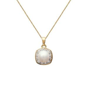 【送料無料】ジュエリー・アクセサリー コリアープラケオルパールビワエジルコニウムロンユールオショワcollier plaque or, perle biwa et zirconium  longueur au choix 45cm ou 50cm