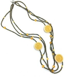 【貨物輸送無料】宝飾品・佩び物 ドナアンティカムリーナムラーノガラスイタリアアートcollana donna antica murrina  vetro di murano made インチ italia art vp 54