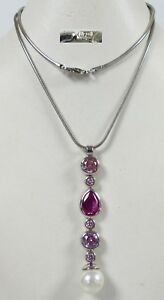 【送料無料】ジュエリー・アクセサリー チェーンコリアートレーラーシルバーcatenacollier con rimorchio di 925er argento da5293