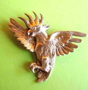 【貨物輸送無料】宝飾品・佩び物 カカトエスブロッシュブロンズw305   cacatoes broche 1930 en bronze