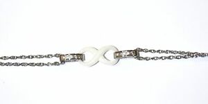 【貨物輸送無料】宝飾品・佩び物 ブレスレットセラミクブランインフィニbracelet ceramique blanc infini