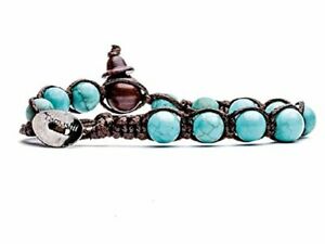 【貨物輸送無料】宝飾品・佩び物 ターコイズチベットブレスレットbracciale tibetano インチ turchese mainapps acciaio_inossidabile