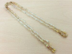 【貨物輸送無料】宝飾品・佩び物 オパールチップナチュラルネックレスnaturale collana con chips di opale di fuoco