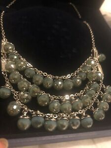 【貨物輸送無料】宝飾品・佩び物 スワロフスキーオリジナルレアマルチストランドネックレスswarovski originale collana multi strand raro