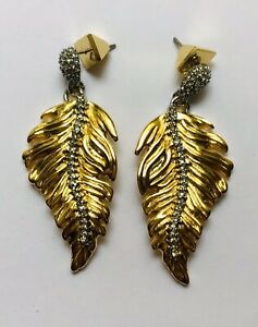 【貨物輸送無料】宝飾品・佩び物 アレクシスビタークリスタルフェザーイヤリングセットauthentic alexis bittar cristallo orecchini piuma set