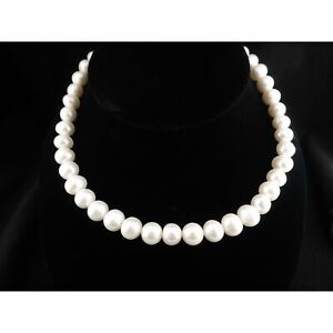 【貨物輸送無料】宝飾品・佩び物 パールネックレスシルバークロージャーcollana di perle 16  con argento chiusura