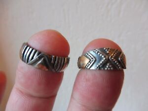 【貨物輸送無料】宝飾品・佩び物 リングシルバーウィズサムシングゴールド2 bella, molto vecchio anelli __ argento con qualcosa oro _