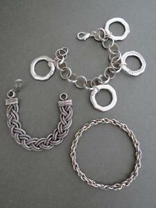 【貨物輸送無料】宝飾品・佩び物 ヴィンテージモダニズムブレスレットセットスネークスキンvintage modernist bracelets set of 3 snakeskin