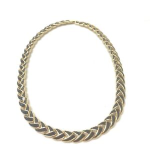 【貨物輸送無料】宝飾品・佩び物 ジュエリーオーランエナメルネックレスジロコロシェブロン