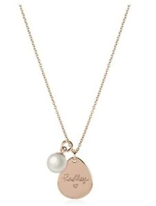 【貨物輸送無料】宝飾品・佩び物 ペンダントラドリーロンドンチェーンシルバースターリングradley london catena con perle e lacrima ciondoli 925 argento sterling 18コンピュータ断層撮影法