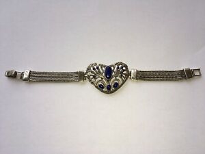 【貨物輸送無料】宝飾品・佩び物 ヴィンテージコンチネンタルシルバーアールヌーボータイプレディースブレスレットvintage continental silver art nouveau tipo bracciale donna
