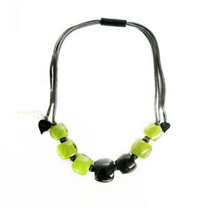 【貨物輸送無料】宝飾品・佩び物 ジシスカネックレスcollana con belissima zsiska インチ verde