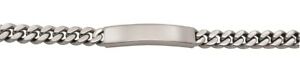 【貨物輸送無料】宝飾品・佩び物 ステンレス鋼腕輪bracciale inciso インチ acciaio inox incl incisione 50417