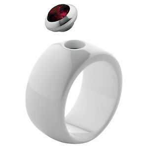 【貨物輸送無料】宝飾品・佩び物 メラノセラミックリングサイズホワイトヘッドレスmelano magnetic anello インチ ceramica 01r005 wh 12 粍 dimensioni 54 bianco lucido senza testa
