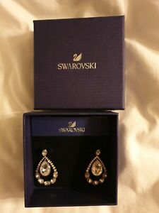 【送料無料】ジュエリー・アクセサリー スワロフスキーオリジナルシルバーイヤリングイヤリングswarovski orecchini argento originale nuovo earrings