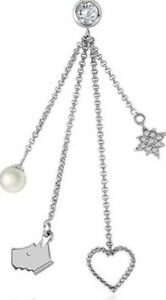 【貨物輸送無料】宝飾品・佩び物 ラドリーマルチペンダントドロップイヤリングシルバースターリングradley multi ciondolo orecchini a goccia 925 argento sterling ryj1047 rjnp