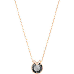 【貨物輸送無料】宝飾品・佩び物 スワロフスキーベラペンダントグレーローズゴールドメッキciondolo di swarovski bella v, grigio, placcatura インチ oro rosa 5349962