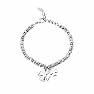 【貨物輸送無料】宝飾品・佩び物 ブレスレットクアドリフォリオステンレスbracciale per donna quadrifoglio acciaio inox 231868