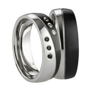 【貨物輸送無料】宝飾品・佩び物 好一対ステンレス鋼coppia anello anelli di fidanzamento fedi nuziali argento インチ acciaio inox con incisione