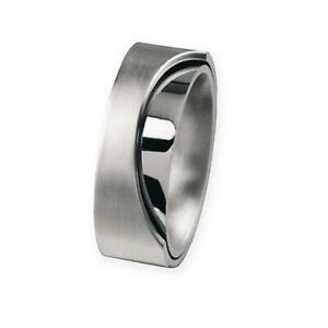 【送料無料】ジュエリー・アクセサリー リングマットステンレスdesign serio anello r628 acciaio inox opaco lucidata r626 6 8 mm qualita nuovo