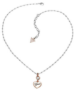 【貨物輸送無料】宝飾品・佩び物 ネックレスネックレスシルバーペンダントguess collanacollier con ciondolo ubn41105 argentato