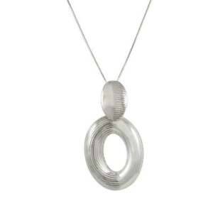 【送料無料】ジュエリー・アクセサリー スターリングシルバーペンダントネックレスparallels collana con pendente in argento sterling