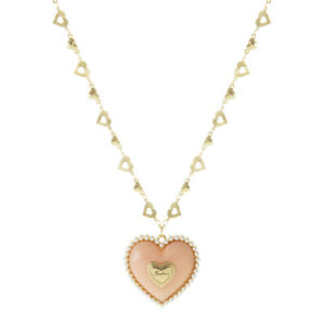 【貨物輸送無料】宝飾品・佩び物 ピンクハートロングネックレスアートソディニcollana lunga con cuore rosa  art 911256x   sodini