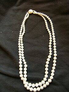 【貨物輸送無料】宝飾品・佩び物 ネックレスロングネックレスリアルビーズマヨルカスペインcollana lunga collana 2 file perline vere mallorca spagna