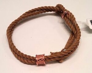 【貨物輸送無料】宝飾品・佩び物 ブレスレットコードタバコワッシャーエンジェルケアtuum bracciale cordoncino tabacco argento dorato rosa rondella angelo custode