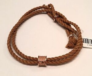 【貨物輸送無料】宝飾品・佩び物 ブレスレットコードタバコエンジェルケアケアtuum bracciale cordoncino tabacco argento dorato giallo rondella angelo custode