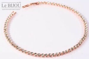 【貨物輸送無料】宝飾品・佩び物 ルビジューロゼメッキテニスコリアーネックレススワロフスキーエレメンツle bijou rose placcato 地方検事 donna tennis collier collana con swarovski elements