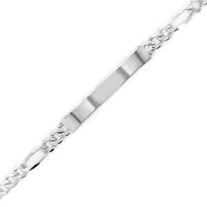 【貨物輸送無料】宝飾品・佩び物 ブレスレットスターリングフィガロマスターbracciale inciso cinturino identificativo 925 argento sterling figaromuster