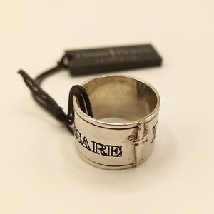 【貨物輸送無料】宝飾品・佩び物 チェーザレパシオッティリングanello uomo cesare paciotti インチ argento jpan0297b