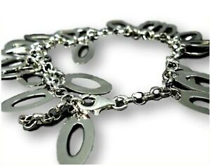 【貨物輸送無料】宝飾品・佩び物 シルバーブレスレットペンダントダドナペンダントbracciale インチ argento 925 con ciondolo a pendente pendenti 地方検事 e di donna ciondoli