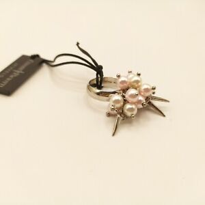 【貨物輸送無料】宝飾品・佩び物 ビーズチェーザレパシオッティリングサイズanello donna インチ argento 925 cesare paciotti con perline jpan0419b misura 14