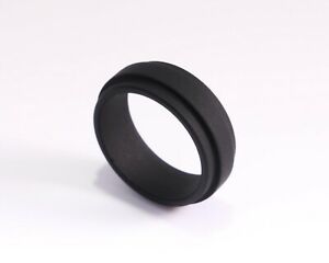 【貨物輸送無料】宝飾品・佩び物 エコサステナブルブラックブラスブラックリングanello uomo nero インチ ottone lavorato a mano con materiali ecosostenibili