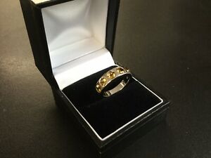 【貨物輸送無料】宝飾品・付属品 シルバーシトリノリングサイズ5 donna argento e citrino anello, taglia k