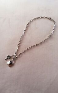 【貨物輸送無料】宝飾品・付属品 ロックキーシルバーロックジャストカヴァッリシルバーネックレスserratura argentata just cavalli collana dargento con lucchetto e chiave