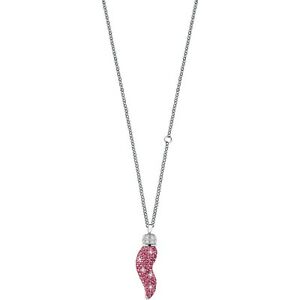 【貨物輸送無料】宝飾品・付属品 ネックレスロングモレラートテソリネックレスシルバージルコニホーンクロワッサン