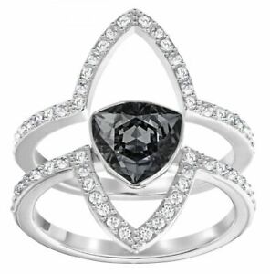 【貨物輸送無料】宝飾品・付属品 スワロフスキーオリジナルファンタスティックリングセットサイズswarovski originale fantastico anello set taglie 52 e 55