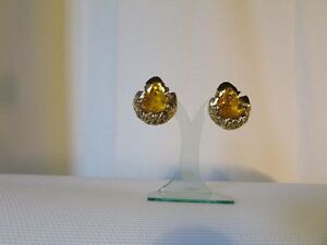 【貨物輸送無料】宝飾品・付属品 ヴィンテージカリンジャーパリブークルドオレユboucles doreilles vintage kalinger paris