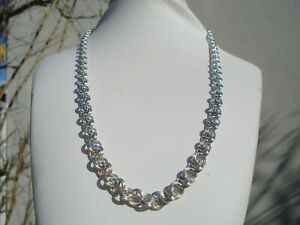 【貨物輸送無料】宝飾品・付属品 トレスボーコリアーアンシアンダブルアノーアンアージェントtres beau collier ancien double anneaux en argent