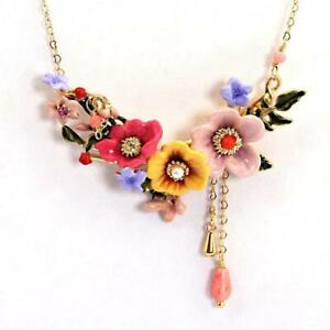 【貨物輸送無料】宝飾品・付属品 ゴールドプレートネックレスフリーcg1768 eccezionale placcato oro amp; collana smaltatospedizione gratis インチ uk