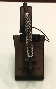 【貨物輸送無料】宝飾品・付属品 コメトブレスレットマンスチールブラウンゴムbracciale comete uomo acciaio e caucciu marrone vbr 621