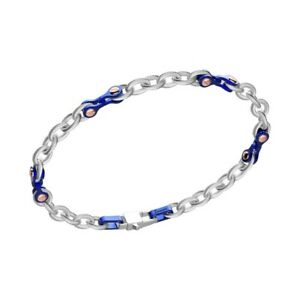 【貨物輸送無料】宝飾品・付属品 ステンレススチールザンカンメンズブレスレットメッシュロゼスクリューbracciale uomo zancan インチ acciaio inox a maglia nautica e viti rose ref ehb156