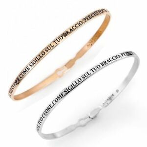 【貨物輸送無料】宝飾品・付属品 リジッドブレスレットアーメンフレーズサイズbracciale rigido amen schiava sc001sc008 vari colori e misure con frase incisa
