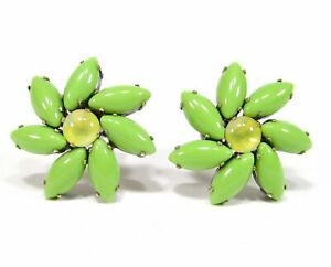 【貨物輸送無料】宝飾品・付属品 フローライヤリングイエローグリーンorecchini flora 157 giallo verde