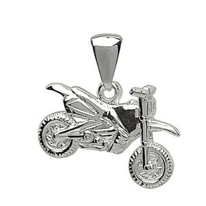 【貨物輸送無料】宝飾品・付属品 ペンデンティフモトクロスシェーヌアージェントヌフポインソンフランスpendentif moto cross  chaine 50糎 argent  neuf  poincon france