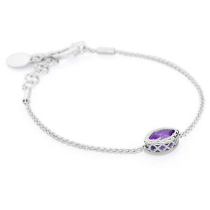 【貨物輸送無料】宝飾品・付属品 ピンクブレスレットシルバーアメジストメッセージリスト?bracciale rosato argento ametista  messaggi non ti scordar di me prezzo list ?89